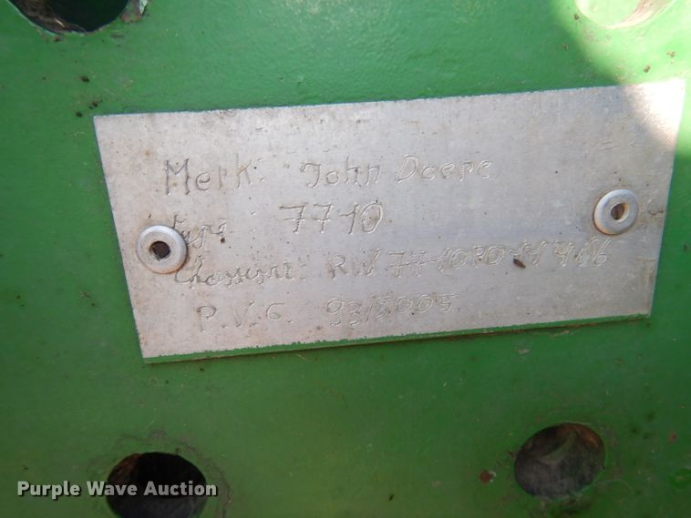 image for item DA5342 1998 John Deere 7710  MFWD tractor