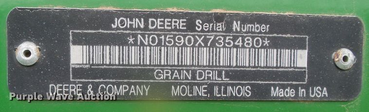 image for item DI5693 John Deere 1590  grain drill
