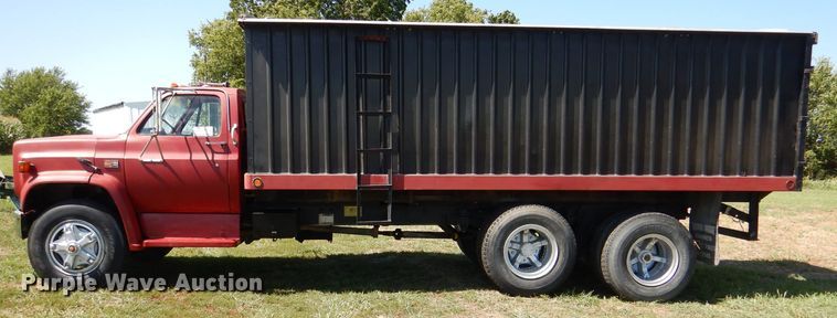 image for item DM1420 1981 GMC C7500  grain truck