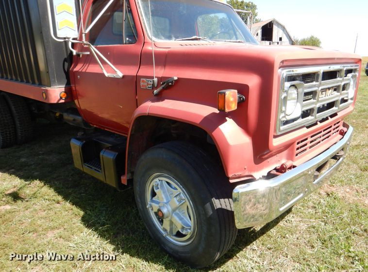 image for item DM1420 1981 GMC C7500  grain truck