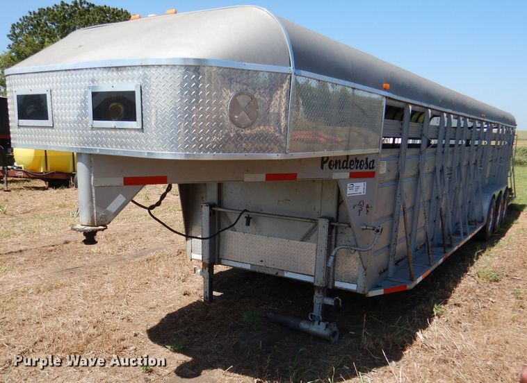 image for item DM1426 2008 Ponderosa  livestock trailer