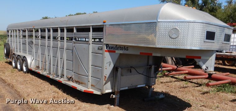 image for item DM1426 2008 Ponderosa  livestock trailer