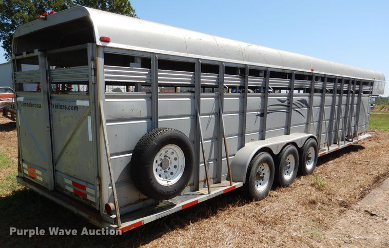 image for item DM1426 2008 Ponderosa  livestock trailer