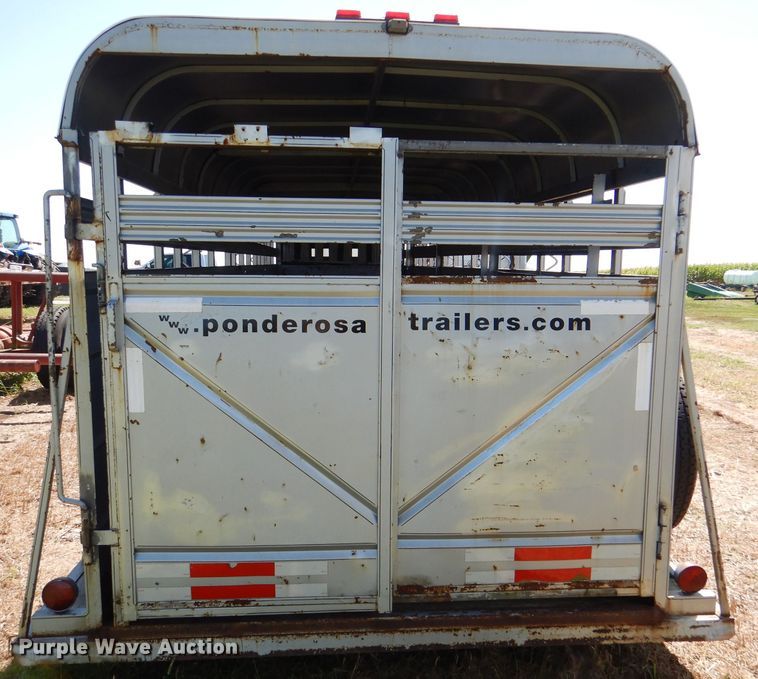 image for item DM1426 2008 Ponderosa  livestock trailer