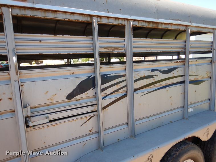 image for item DM1426 2008 Ponderosa  livestock trailer