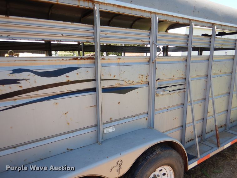 image for item DM1426 2008 Ponderosa  livestock trailer