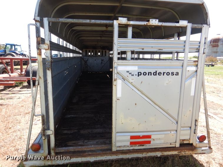 image for item DM1426 2008 Ponderosa  livestock trailer