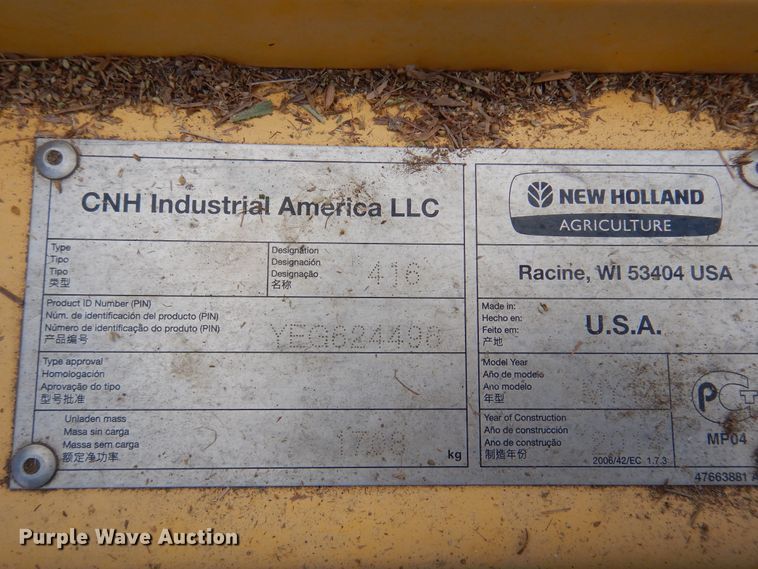 image for item DM6412 2013 New Holland H8080  windrower