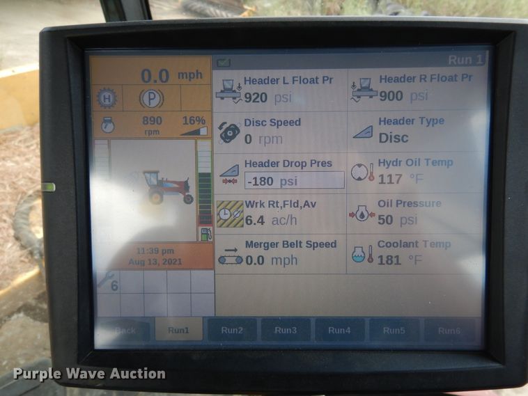 image for item DM6412 2013 New Holland H8080  windrower