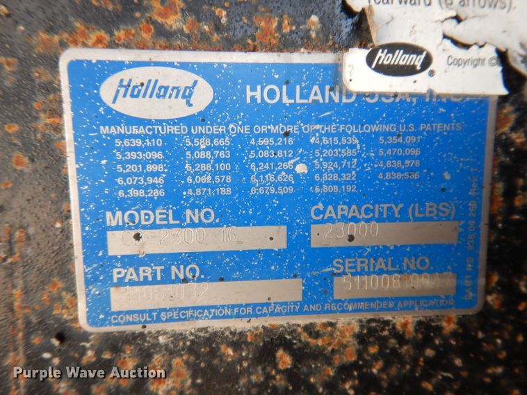 image for item IN9850 2011 Cornhusker 800  grain trailer