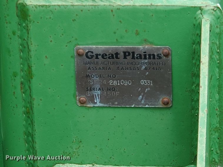image for item IX9974 1990 Great Plains Solid Stand 24  grain drill