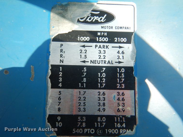 image for item KW9866 Ford 5000  tractor