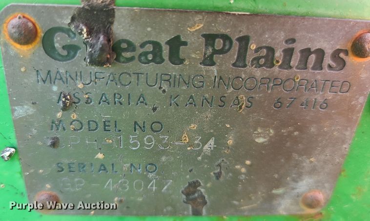 image for item L1269 Great Plains Solid Stand 15  grain drill