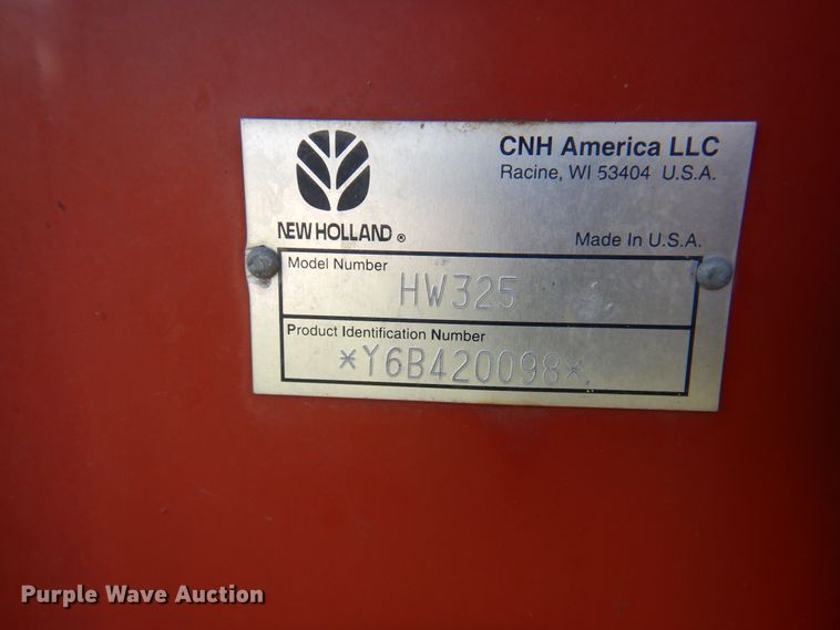 image for item DK2295 2007 New Holland HW325  windrower