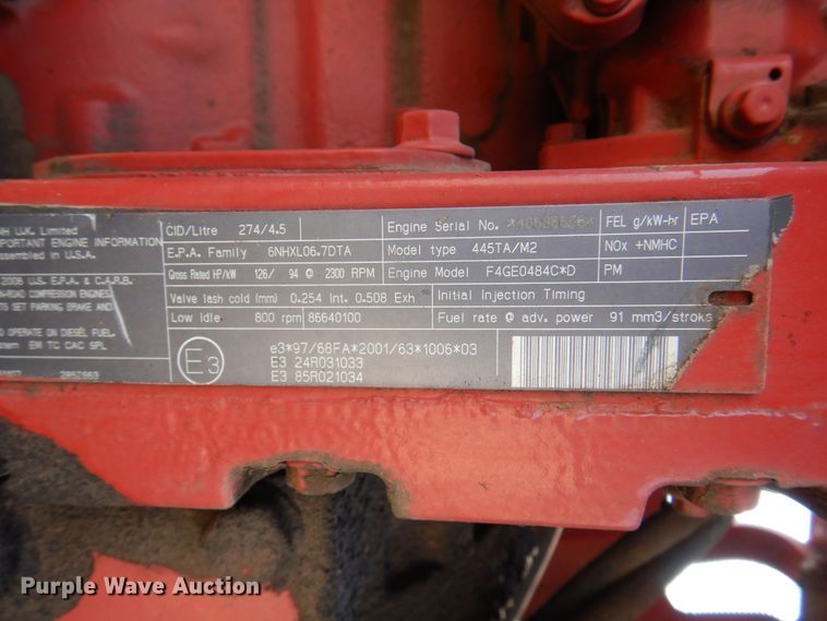 image for item DK2296 2007 New Holland HW325  windrower