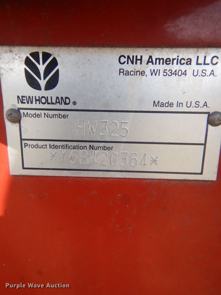 image for item DK2296 2007 New Holland HW325  windrower