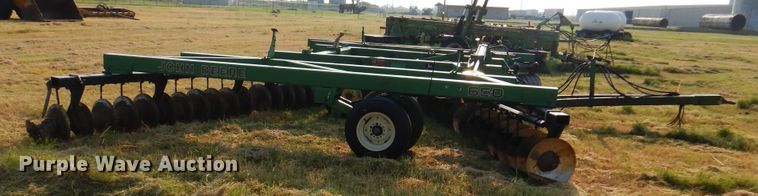 image for item DK2298 John Deere 650  double off-set disk