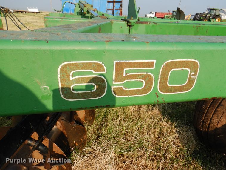 image for item DK2298 John Deere 650  double off-set disk