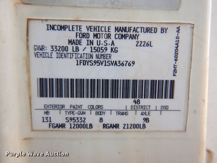 image for item DK2311 1995 Ford Aeromax L9000  grain truck