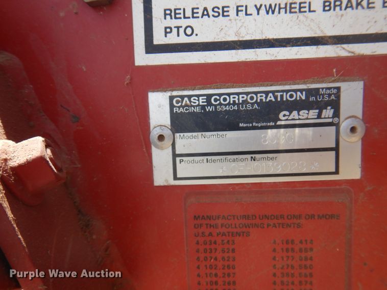 image for item DK2312 1998 Case IH 8590  large square baler