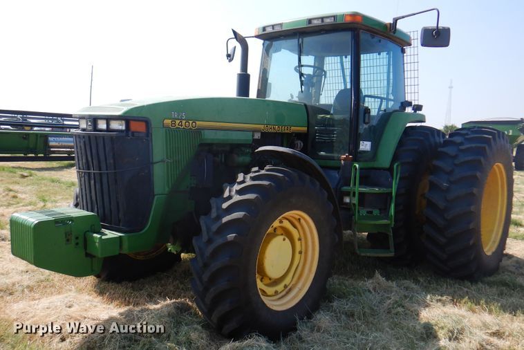 image for item DK2314 1996 John Deere 8400  MFWD tractor