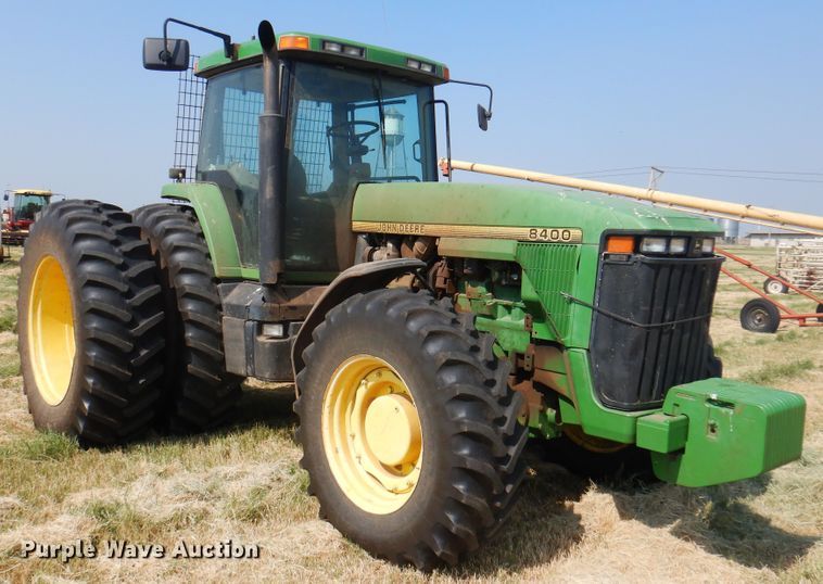 image for item DK2314 1996 John Deere 8400  MFWD tractor