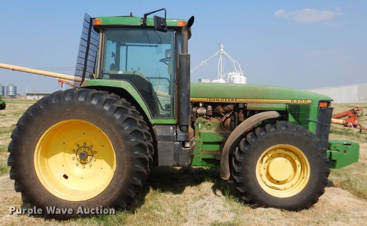 image for item DK2314 1996 John Deere 8400  MFWD tractor