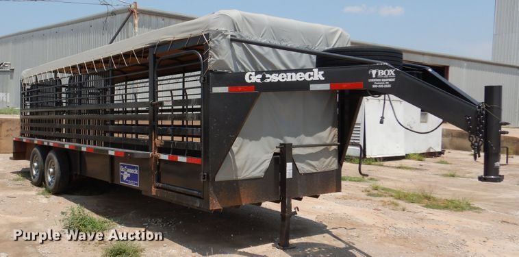 image for item DK2323 2019 Gooseneck  livestock trailer
