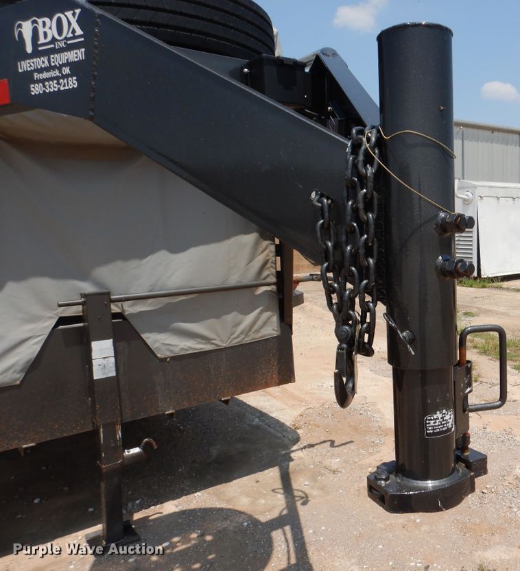 image for item DK2323 2019 Gooseneck  livestock trailer