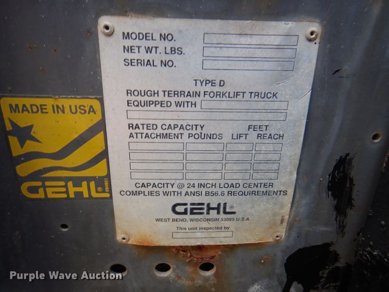 image for item DK2330 1997 Gehl 883  telehandler