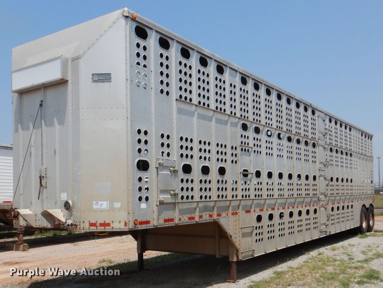 image for item DK2341 1988 Merritt B80-1148-024  livestock trailer