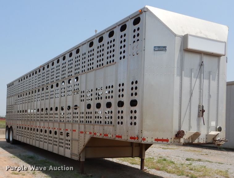 image for item DK2341 1988 Merritt B80-1148-024  livestock trailer