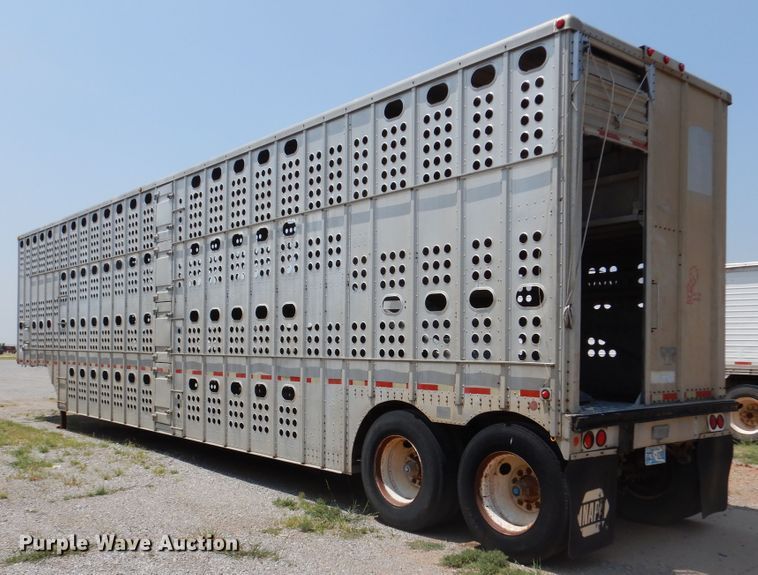 image for item DK2341 1988 Merritt B80-1148-024  livestock trailer