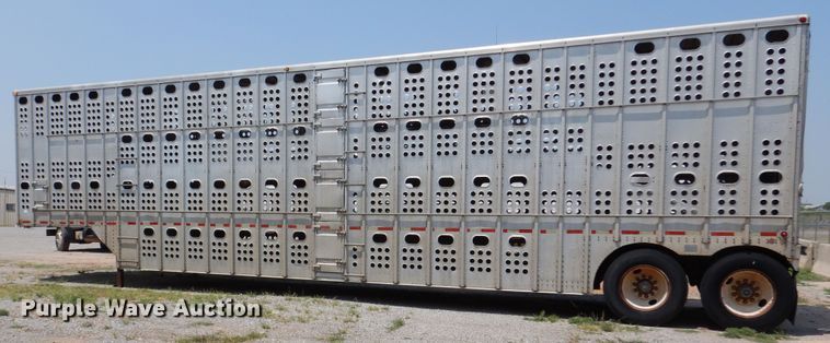 image for item DK2341 1988 Merritt B80-1148-024  livestock trailer