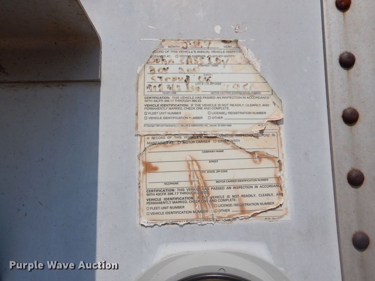 image for item DK2343 1986 Wilson 1W1  grain trailer