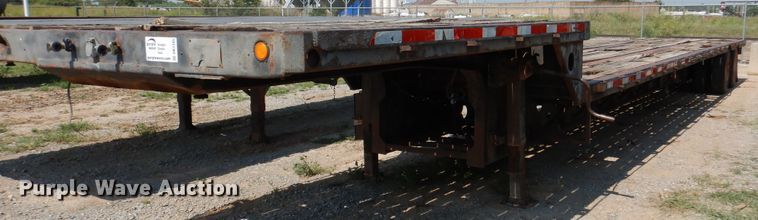 image for item DK2345 1987 Transcraft  drop deck trailer