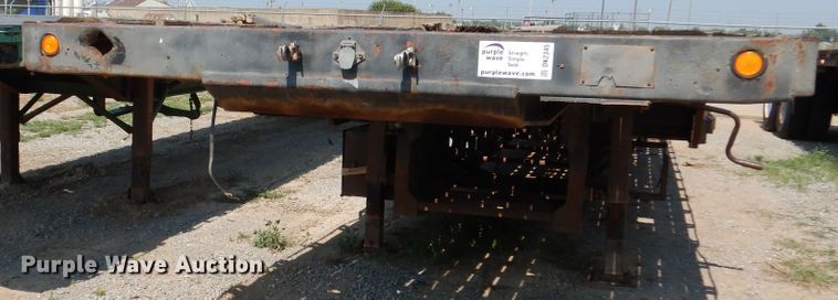 image for item DK2345 1987 Transcraft  drop deck trailer