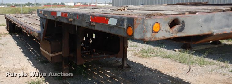 image for item DK2345 1987 Transcraft  drop deck trailer