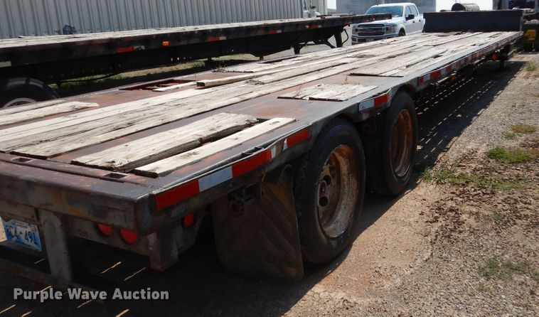image for item DK2345 1987 Transcraft  drop deck trailer
