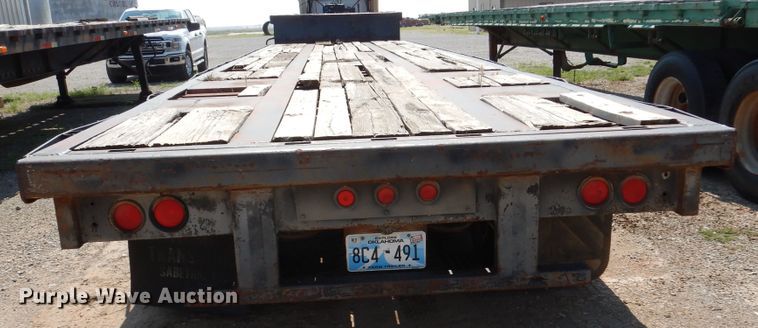 image for item DK2345 1987 Transcraft  drop deck trailer