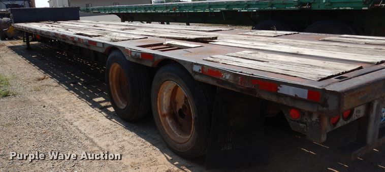 image for item DK2345 1987 Transcraft  drop deck trailer
