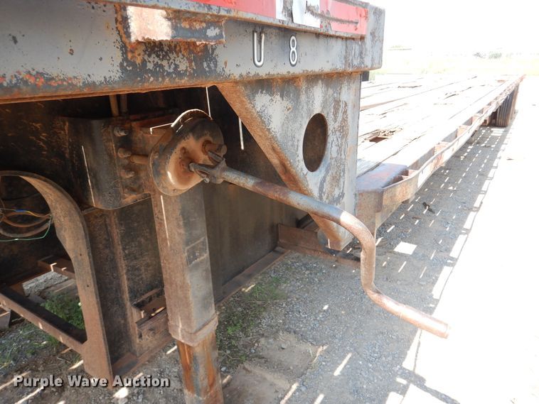 image for item DK2345 1987 Transcraft  drop deck trailer