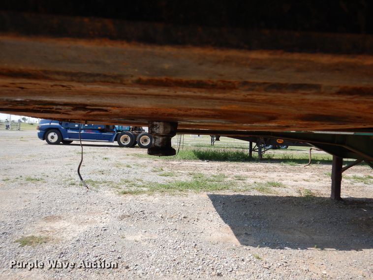 image for item DK2345 1987 Transcraft  drop deck trailer