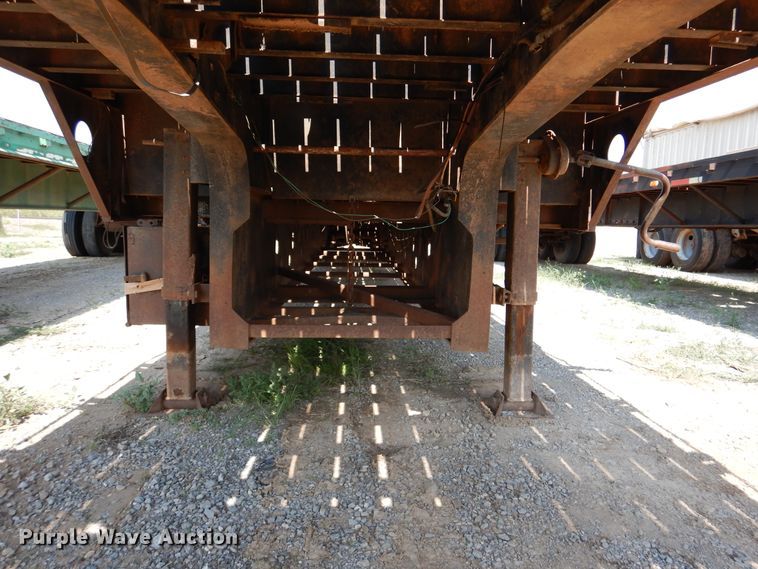 image for item DK2345 1987 Transcraft  drop deck trailer