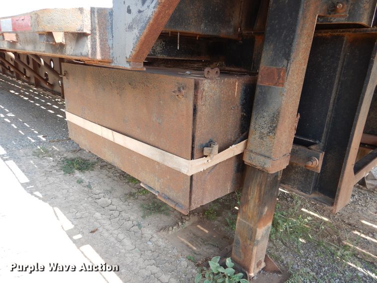 image for item DK2345 1987 Transcraft  drop deck trailer