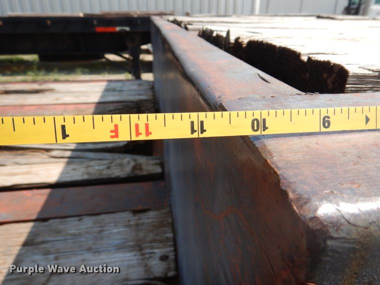 image for item DK2345 1987 Transcraft  drop deck trailer