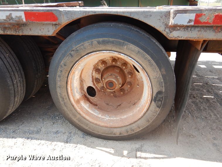 image for item DK2345 1987 Transcraft  drop deck trailer