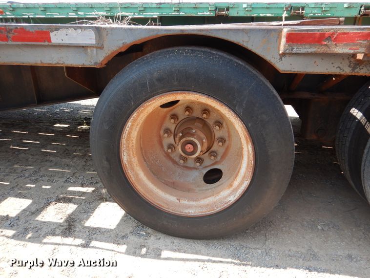 image for item DK2345 1987 Transcraft  drop deck trailer