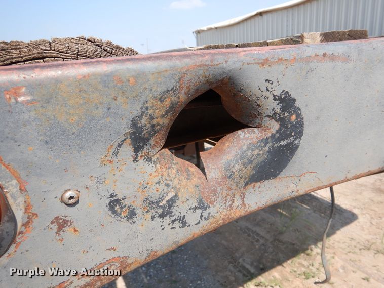 image for item DK2345 1987 Transcraft  drop deck trailer