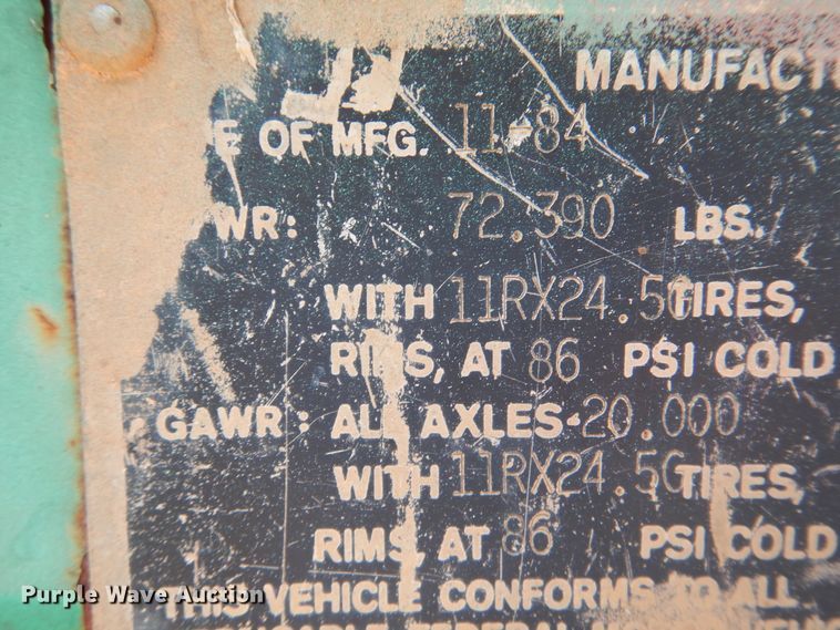 image for item DK2346 1984 Doresy  flatbed trailer